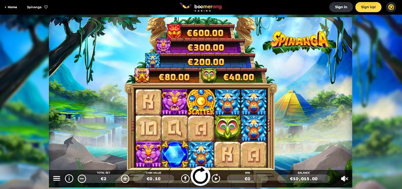 Boomerang Casino: Zmagajte z našimi bonusi in izkušnjo v online igrah - pregled