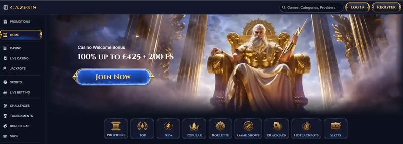 United Kingdom - cazeus casino games