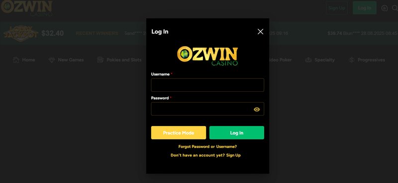 Best ozwin casino login in Australia